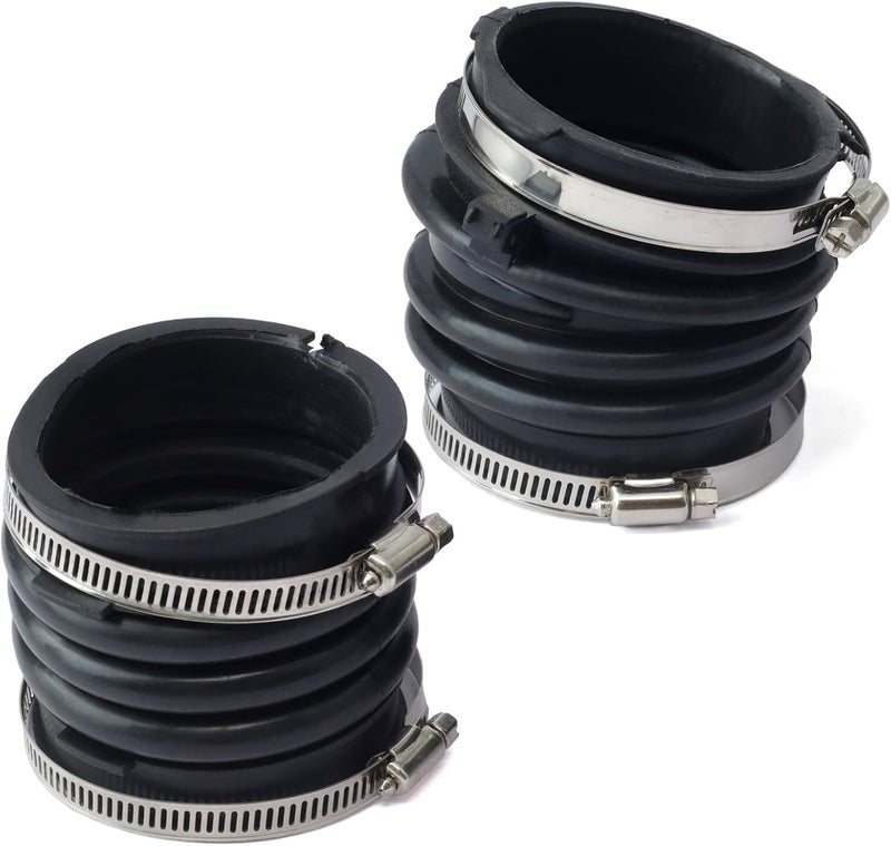 Mhrxusd 17881-AA020 17882-AA020 2Pcs 3.3L Engine Air Intake Hose with Clamps Replacement for Toyota Sienna 2004 2005 2006,For Lexus RX330 2004 2005 2006 RX350 2007 - Image 1